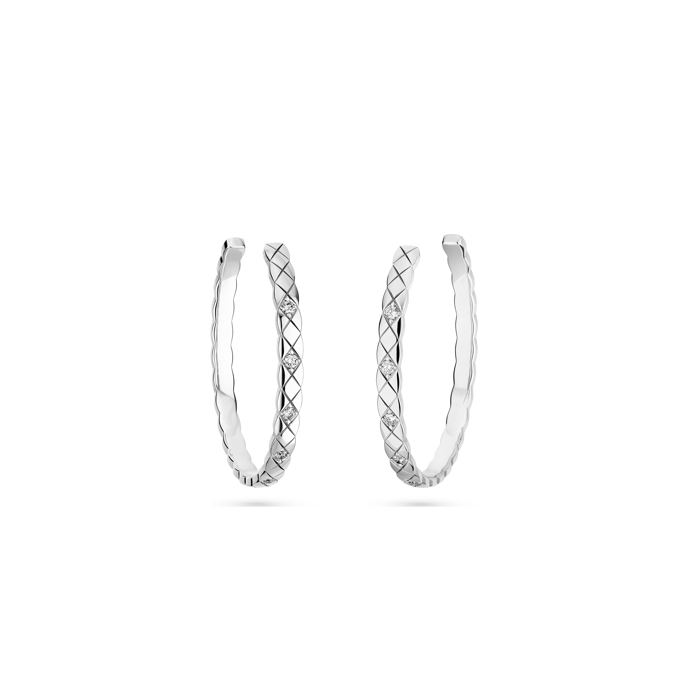 CHANEL COCO CRUSH HOOP EARRINGS J12094
